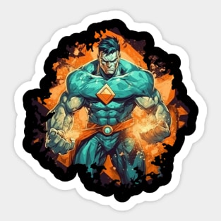 Superhero Sticker